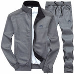 2 Pieces Sets Slim Tracksuit - Sabreeonline