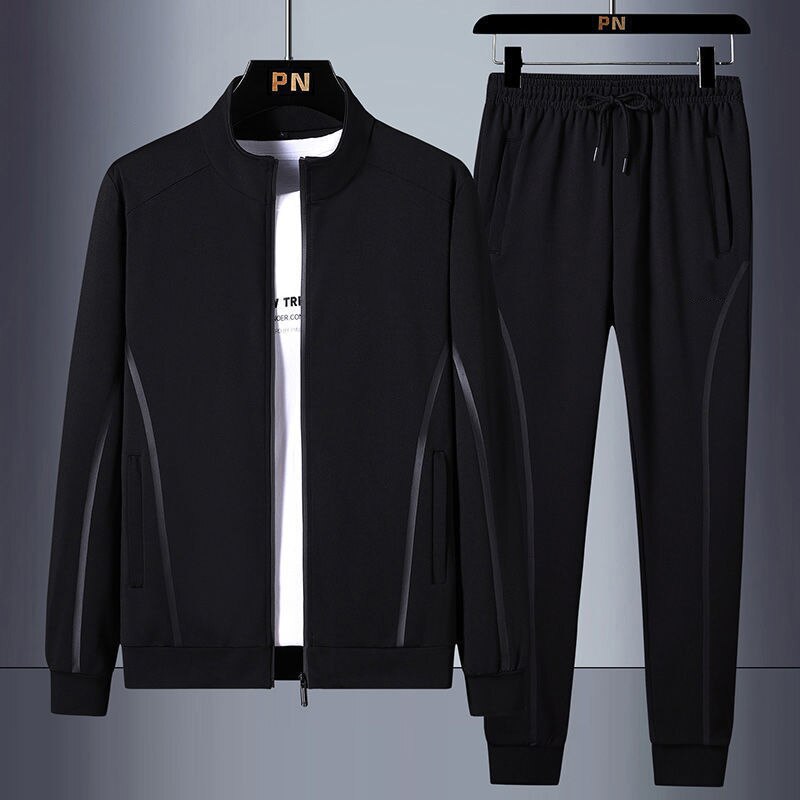 Sportswear  Brand Zipper Male Sweatshirt Suit Plus Size - Sabreeonline
