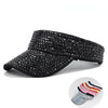 Empty Top Summer Rhinestone hat Diamond - Sabreeonline