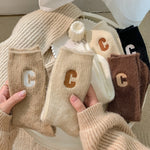 Fashion Medium Tube Cashmere Socks - Sabreeonline