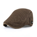 Breathable Mesh Newsboy Caps - Sabreeonline