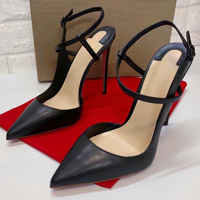 Lace Up Super High Heel Shoes Temperament - Sabreeonline