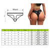Women Sexy Thong Panties  Female Lace Transparent Hollow Bow Underwear G String Underpanties S-3xl Plus Size - Sabreeonline
