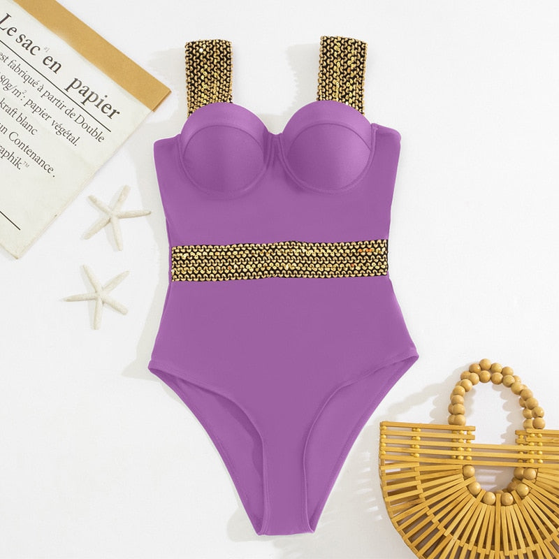 Summer Beach Wear One Piece Swimsuit Women Clothes New Hot Sale Sexy Bikini Swimwear Bathing Suit Swimming Suits For Woman - Sabreeonline