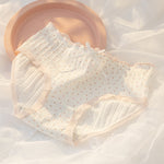 Women&#39;s Cotton Underwear Lovely Girl Bow Panties Sexy Lace Panties Mid Waist Seamless Comfort Briefs Female Lingerie - Sabreeonline