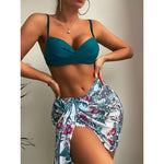 Floral Print Bikinis Set - Sabreeonline