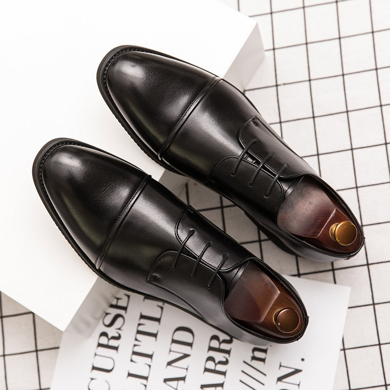 New Classic Leather Dress Shoes - Sabreeonline