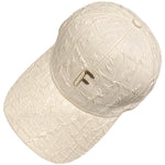 Women Men Embroidered Letter Pleated Baseball Cap - Sabreeonline