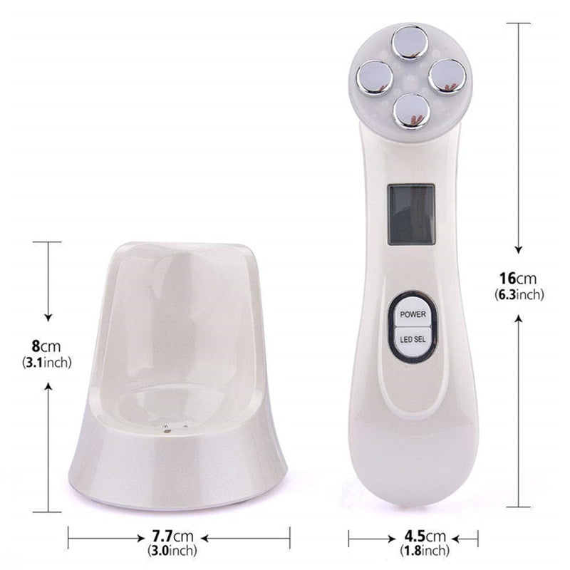 5 in 1 Mesotherapy Electroporation   RF Radio Frequency Facial Beauty Device Face Lifting Face Care Skin Tightening Rejuvenation - Sabreeonline