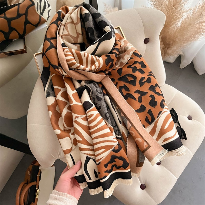 Luxury Winter Cashmere Fashion Warm Shawls - Sabreeonline