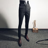 Men Classic Solid Color Business Casual Pants - Sabreeonline