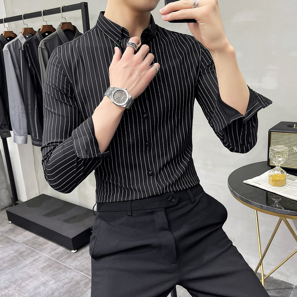 Long Sleeve Business Formal Shirt - Sabreeonline