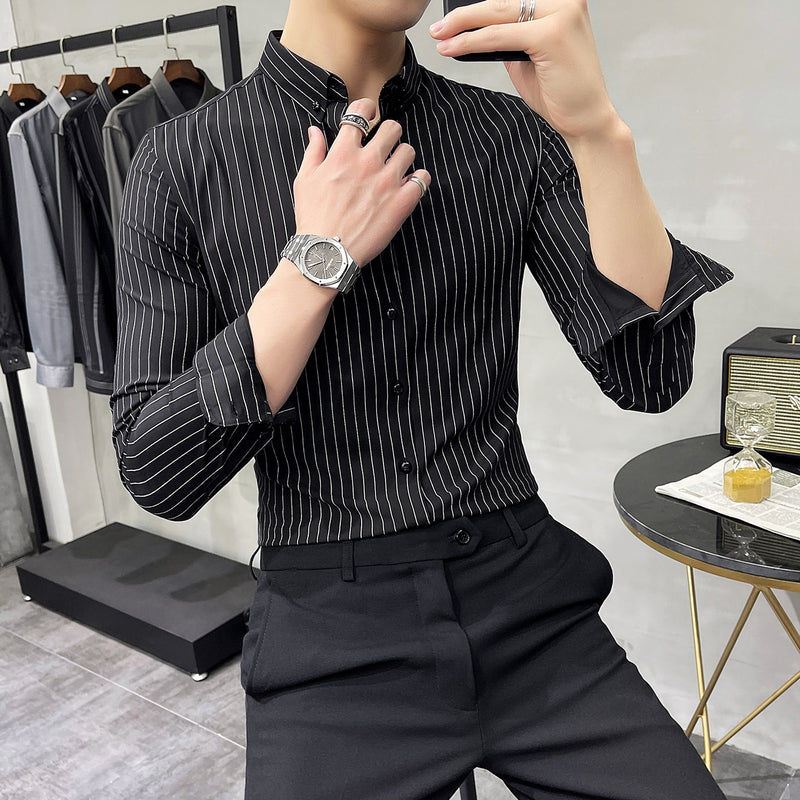 Long Sleeve Business Formal Shirt - Sabreeonline
