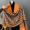 Luxury Brand Winter Cashmere Scarf for Women Fashion Warm Shawls and Wraps Pashmina Neckerchief Poncho Tassel Bufandas Echarpe - Sabreeonline