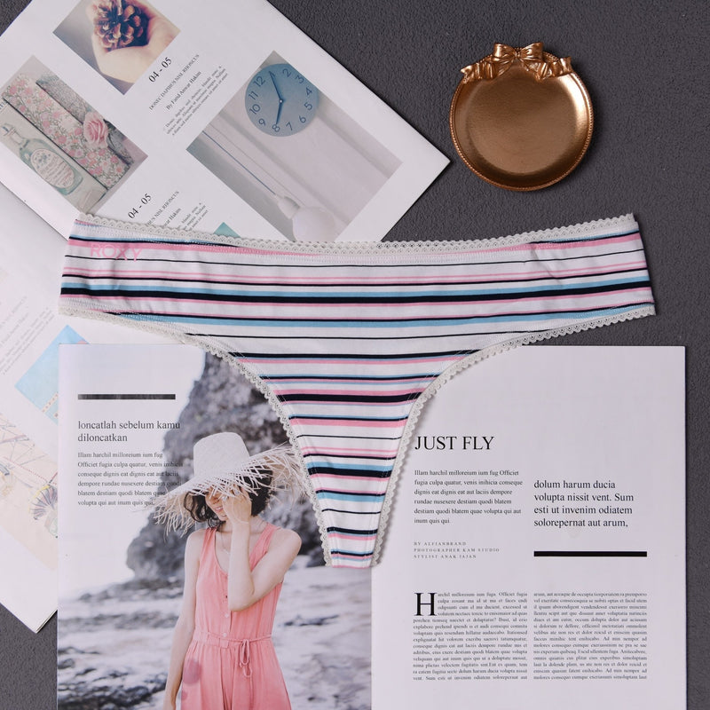Women ruffles Underwear Invisible Seamless T Panties G-String Female Sexy Thongs Intimates Lingerie Ladies Briefs 1pcs abc01 - Sabreeonline