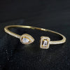 Luxury Gold Silver Color Adjustable Bracelet - Sabreeonline
