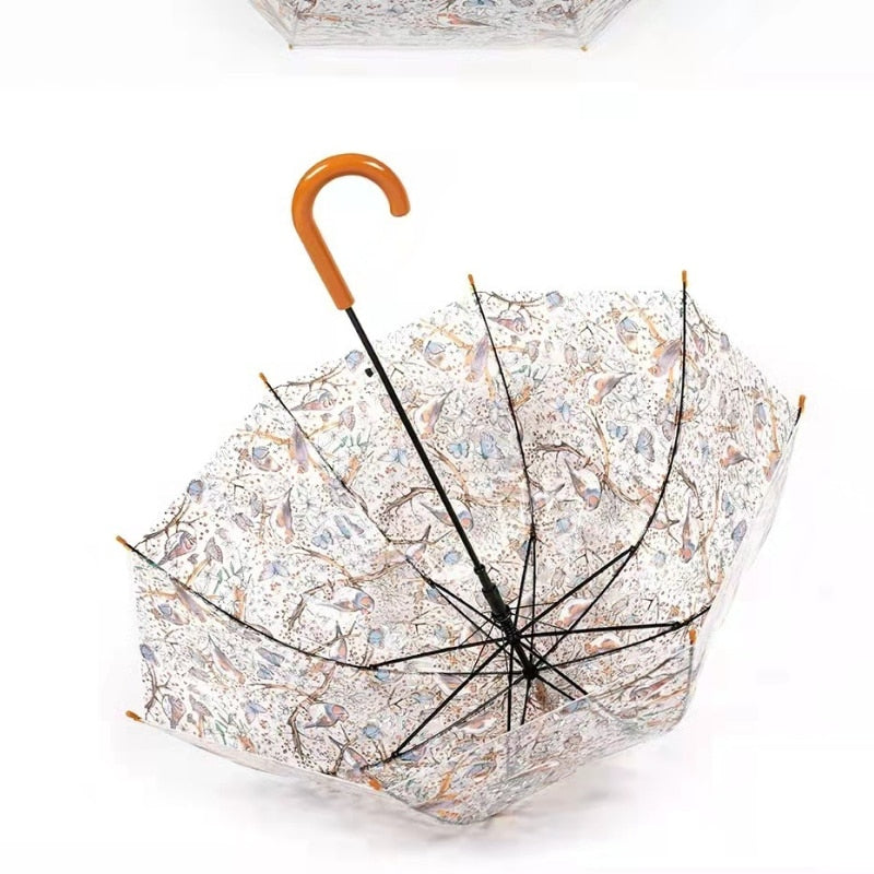 Luxury Parasol Umbrella Rod Rain - Sabreeonline