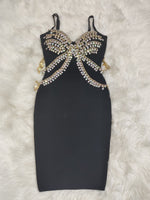 Sparkly Bandage Dress - Sabreeonline