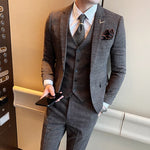 Business Male Tuxedo 3 Pieces Set - Sabreeonline