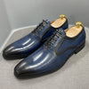 Luxury Lace Up Formal Oxfords Men's Shoes - Sabreeonline