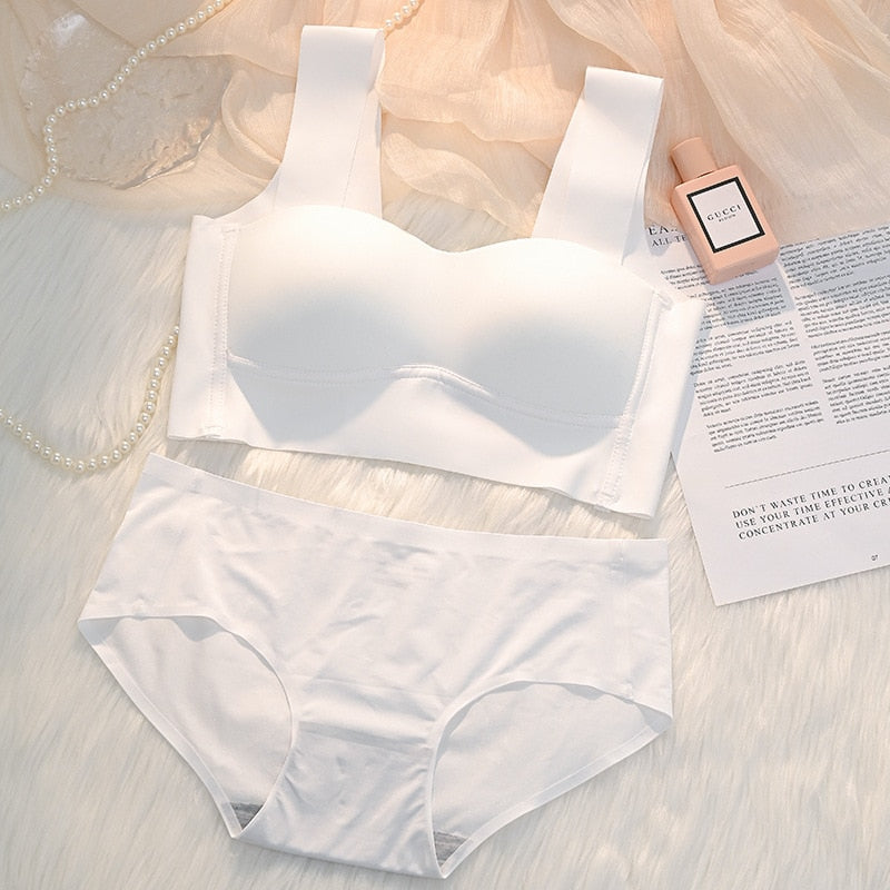 Push Up Ice Silk Ring Sexy Lingerie Suit - Sabreeonline