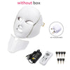 Led Facial Light Mask with Neck Tighten Anti Acne Wrinkle - Sabreeonline