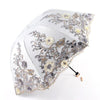 Flower Double Laye Coating Anti UV Umbrella - Sabreeonline