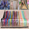 Rainbow Shiny Sparkle Hair Tinsel Kit Women Glitter Hair Extension Hair Bling Dazzles Girls Hippie Braiding Accessories - Sabreeonline
