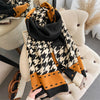 Luxury Brand Winter Cashmere Scarf for Women Fashion Warm Shawls and Wraps Pashmina Neckerchief Poncho Tassel Bufandas Echarpe - Sabreeonline