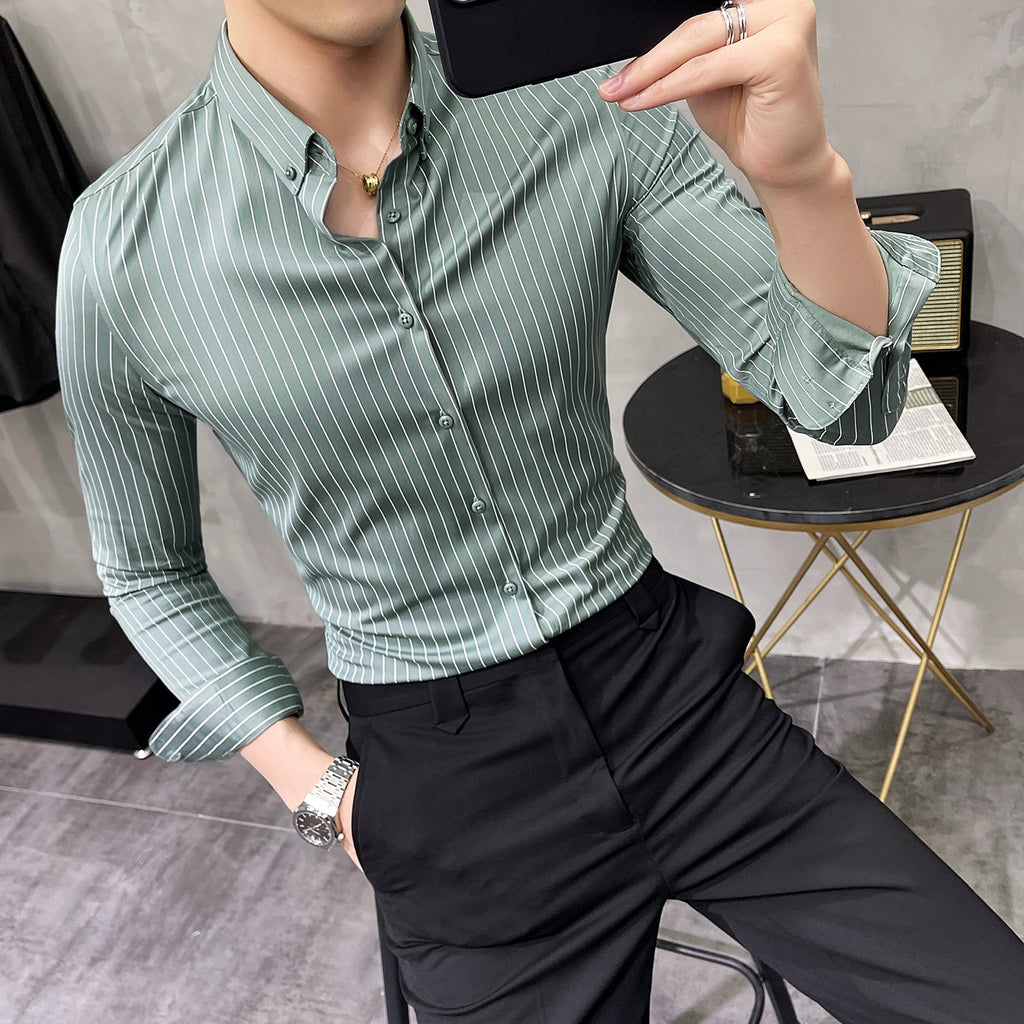 Long Sleeve Business Formal Shirt - Sabreeonline