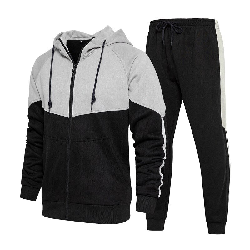 Casual Fleece Hoodie Sets - Sabreeonline