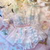 Girl Sexy Lingerie Cotton Intimate Vintage Lace Front Buckle Flowers - Sabreeonline