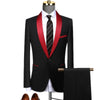 Waistcoat Set Fashion Slim Fit Suits - Sabreeonline