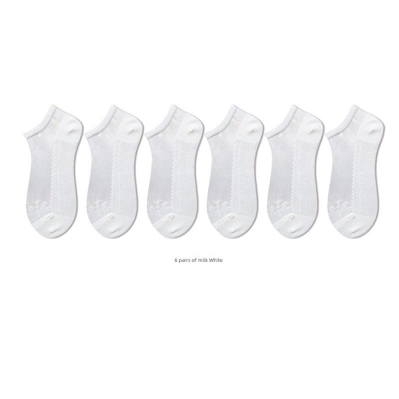 Glass Socks Women's Cotton - Sabreeonline