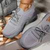 Women Mesh Breathable Casual Sneakers Lace-up Vulcanized Shoes Ladies Platform Sneakers Female Shoes Plus Size Zapatos De Mujer - Sabreeonline