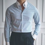 Casual Stripe Shirt - Sabreeonline