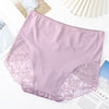 Plus Size Underwear for Women Sexy Thin Transparent Lace Modal Cotton Panties with High Waist Big Size Briefs of Large Sizes - Sabreeonline
