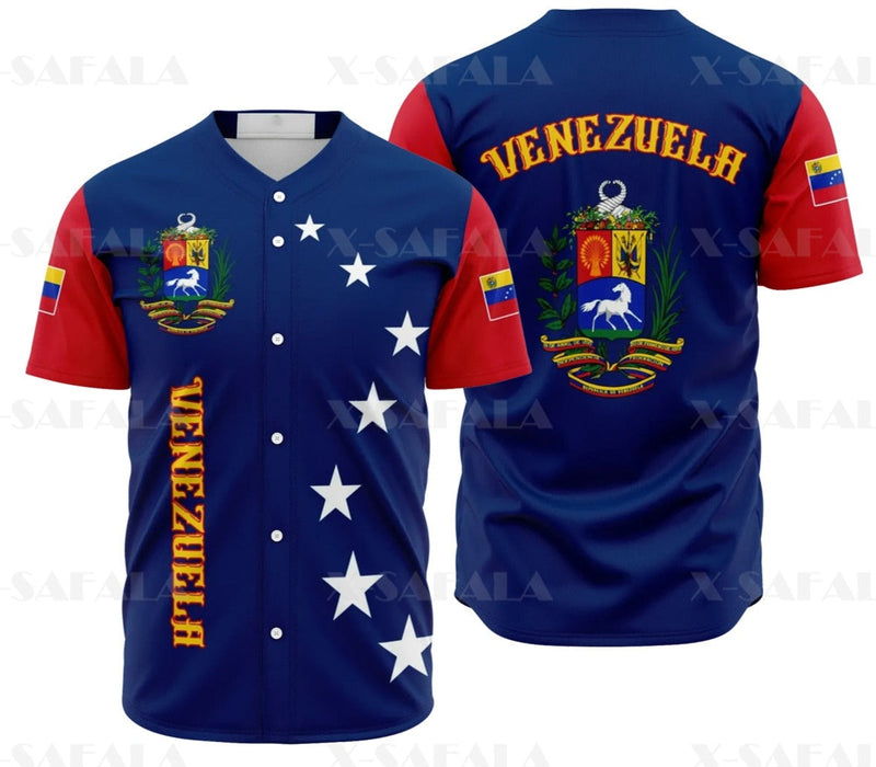 3D Printed Baseball Jersey Shirt Men's - Sabreeonline
