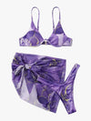 Swimwear with Skirt Marble Set