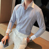Slim Fit Lapel Office Shirts - Sabreeonline