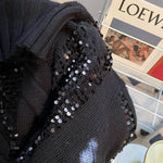 European Loose Long-Sleeved Sequined Sweater - Sabreeonline