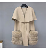 Winter Luxury Real Lamb Wool Cashmere Fur - Sabreeonline