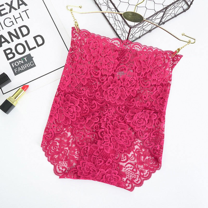 Women Panties Female Plus Size High Waist Hollow Out Lace Sexy Underwear Lingerie Briefs Underpants Butt Lift - Sabreeonline