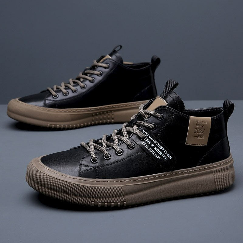 Sneakers Genuine Leather Non-Slip - Sabreeonline