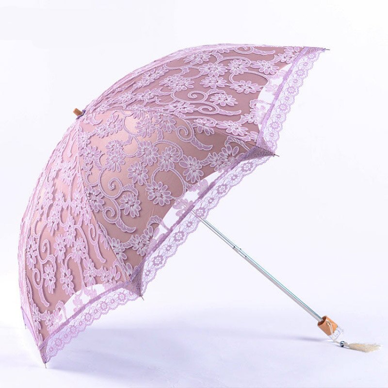 Double Layer Flower Lace Umbrella - Sabreeonline