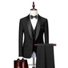Waistcoat Set Fashion Slim Fit Suits - Sabreeonline