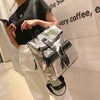 New Fashion Trendy Brand Backpack Ladies 2023 New All-match Multi-purpose Backpack Silver Casual Travel Bag Mochila Feminina - Sabreeonline