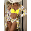 Floral Print Bikinis Set - Sabreeonline