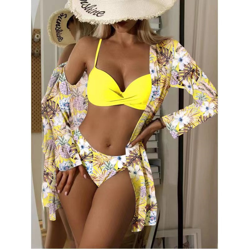 Floral Print Bikinis Set - Sabreeonline