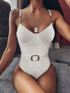 Sexy Velvet One-Piece Belt